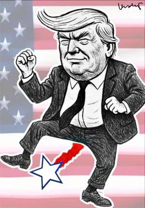 Making America Great Again. Ilustraţie de MAKE